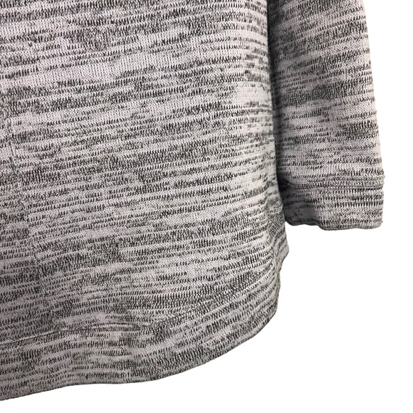 Anthropologie Saturday Sunday Marled Cowl Neck Pullover Sweatshirt Purple Gray S - Picture 5 of 9